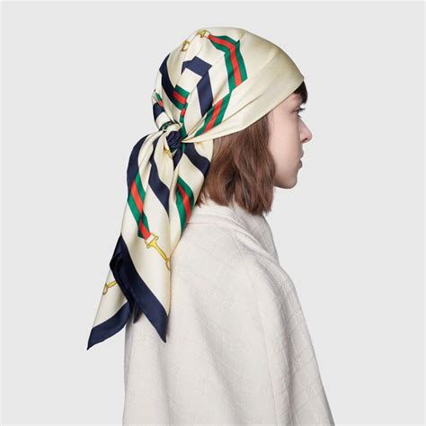 gucci scarf box|Gucci head scarf women.